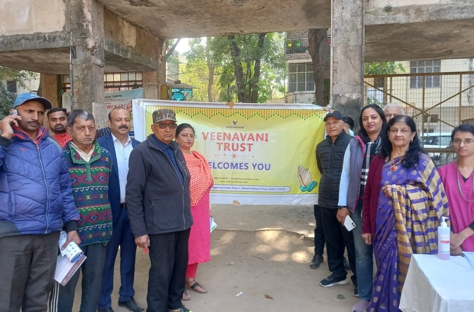 Free Health Camp In Delhi | Veenavani Trust