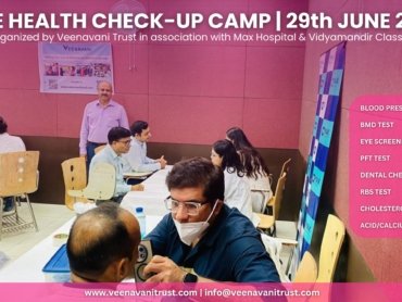 Free Health Camp In Shalimar Bagh